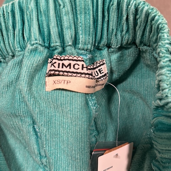 Urban Outfitters Kimichi blue emerson corduroy pant Xsmall NWT - Picture 5 of 7